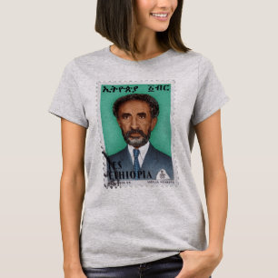 T-shirt Haile Selassie Empire of Ethiopia Rastafar