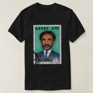 T-shirt Haile Selassie Empire of Ethiopia Rastafar