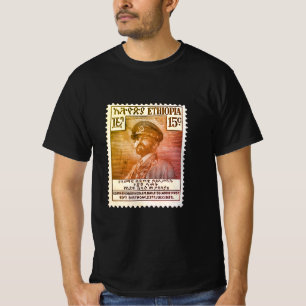 T-shirt Haile Selassie I Jah Rastafari Rasta Reggae T-shir