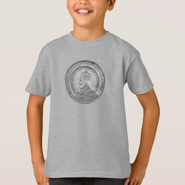 T-shirt Haile Selassie Jah Rastafari Reggae Rasta Roots  (Devant)