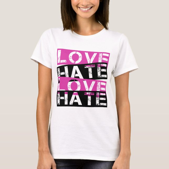 T-SHIRT HAINE D'AMOUR DE HAINE D'AMOUR (Devant)