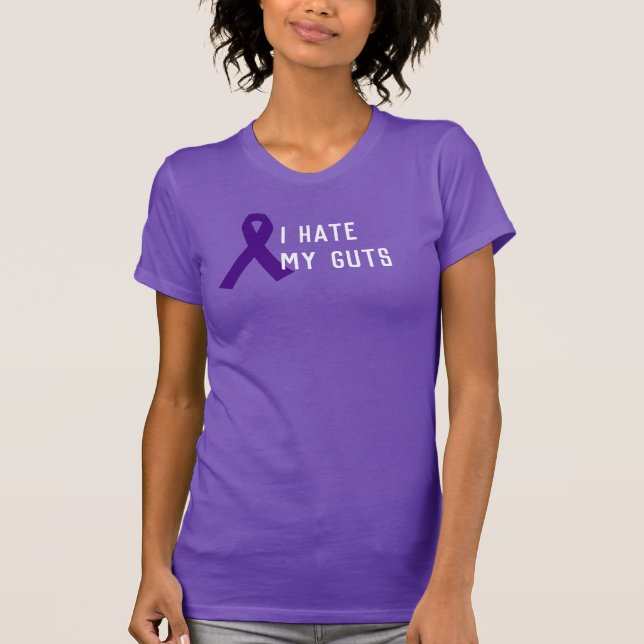 T-shirt Haine de la maladie de Crohn I mes entrailles (Devant)