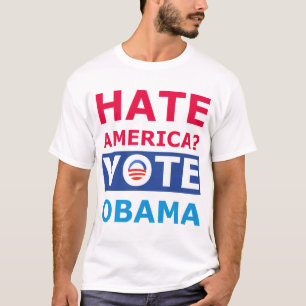 T-shirt Haine Obama ? Anti pièce en t drôle d'Obama