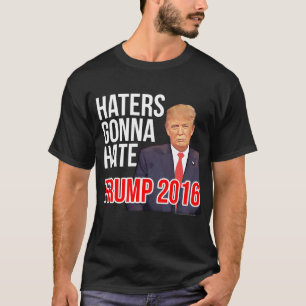 T-shirt Haineux allant détester Donald Trump drôle pour 