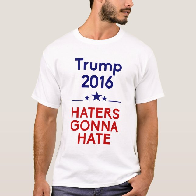 T-shirt Haineux d'atout allant détester (Devant)