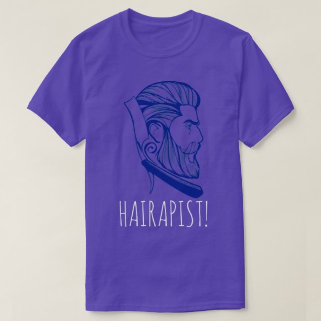 T-shirt Hairapist Funny Coiffeur Barber Coiffeur Stylo 7 (Design devant)