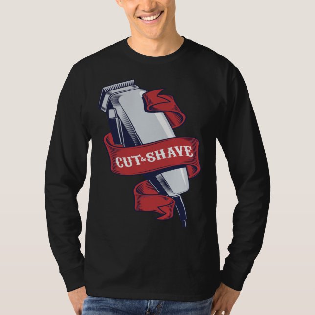 T-shirt Hairdresser Salon Barber Hairstylist (Devant)