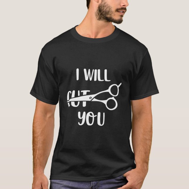 T-shirt Hairstyliste Dit Coiffeur (Devant)