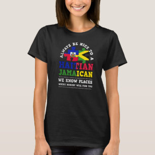 T-shirt Haïti Amérique Haïtienne Jamaïque Caraïbes Combo M