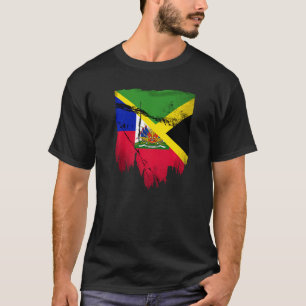 T-shirt Haïti Amérique Haïtienne Jamaïque Caraïbes Combo M