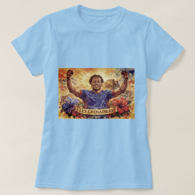 T-shirt Haiti Back in the World Cup (Design devant)