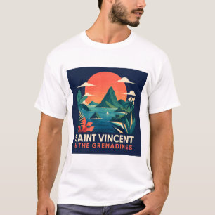 T-Shirt Haïti Collage Contemporain Caraïbe