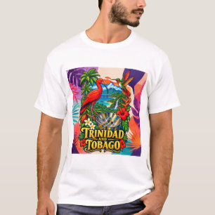 T-Shirt Haïti Collage Contemporain Caraïbe