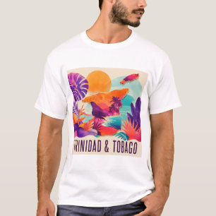 T-Shirt Haïti Collage Contemporain Caraïbe
