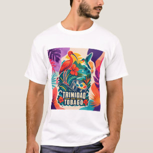 T-Shirt Haïti Collage Contemporain Caraïbes
