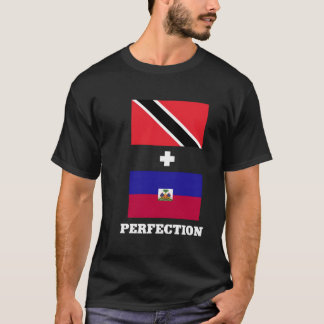 T-shirt Haïti Drapeau Trinidad Et Tobago Perfection