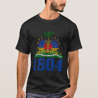 T-shirt Haïti Est 1804 Fierté Drapeau Haïtien des Caraïbes