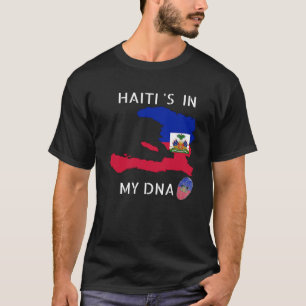 T-shirt Haïti est dans mon ADN drapeau haïtien jour Fierté