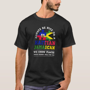 T-shirt Haïti Haïtien Amérique Jamaïque Caraïbes Combo Mix