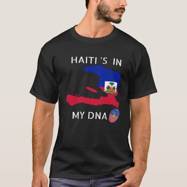 T-shirt Haiti Is In My DNA Haitian flag day Pride Haiti (Devant)