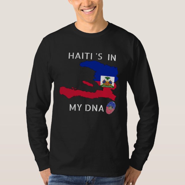 T-shirt Haiti Is In My DNA Haitian flag day Pride Haiti (Devant)