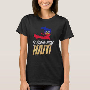 T-shirt Haïti Jour Du Drapeau Haïtien ADN Fier D'Être Haït