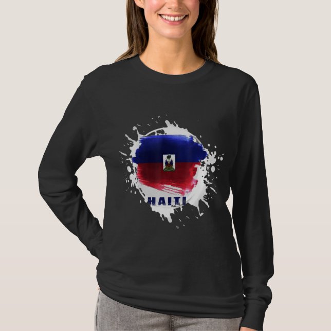 T-shirt Haïti Splash (Devant)