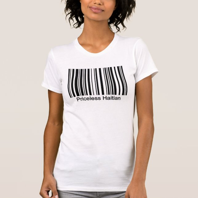 T-shirt haïtien inestimable (Devant)