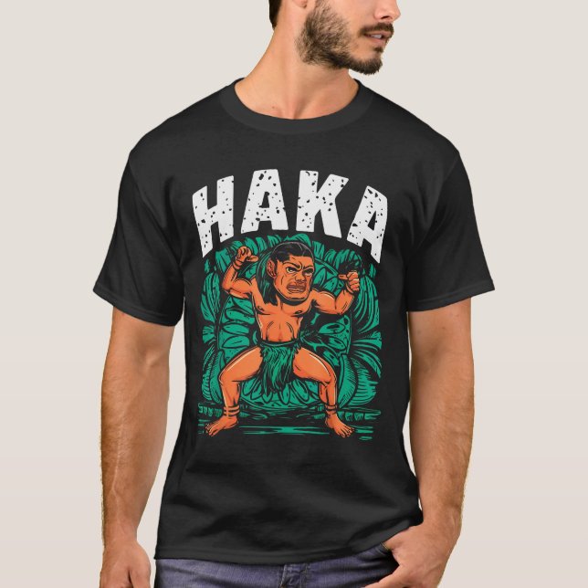 T-shirt Haka Dance Funny Maori Dance Culture Outfit  (Devant)