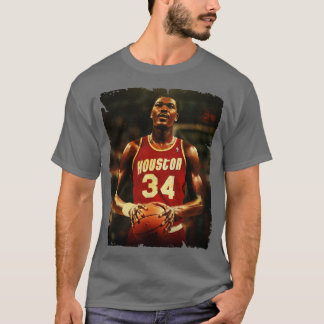 T-shirt Hakeem Olajuwon Conception Vintage Du Basket-Ball 