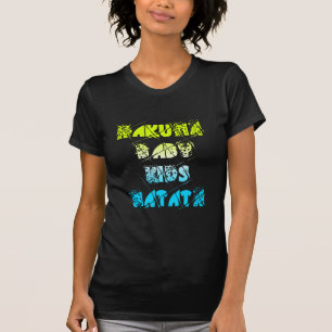 T-shirt Hakuna Matata Bébé Enfants Joyeuses Couleurs Art I