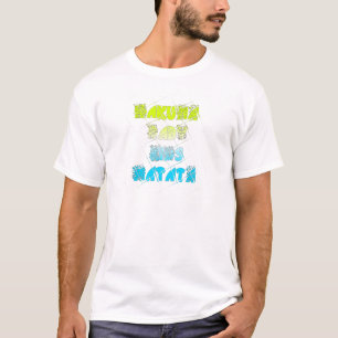 T-shirt Hakuna Matata Bébé Enfants Joyeuses Couleurs Art I