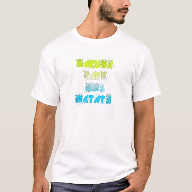 T-shirt Hakuna Matata Bébé Enfants Joyeuses Couleurs Art I (Devant)