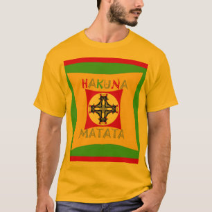 T-shirt Hakuna Matata Fun Rasta Couleurs : Vibrant et sans