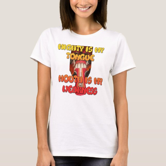 T-shirt Hakuna Matata Hakuna Matata Grosse robe de bouche (Devant)