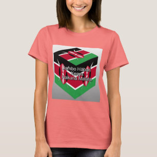T-shirt Hakuna Matata Kenya Créez Votre Beau Drapeau