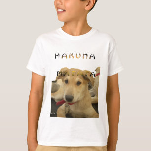 T-shirt "Hakuna Matata Pup" - Insouciant Amour des chiots
