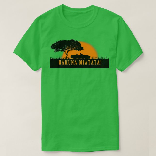 T-shirt Hakuna miata (Design devant)