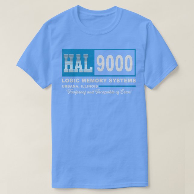 T-shirt HAL 9000 2001 Odyssée spatiale portée (Design devant)