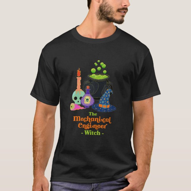 T-shirt Hal, ingénieur mécanicien sorcier (Devant)
