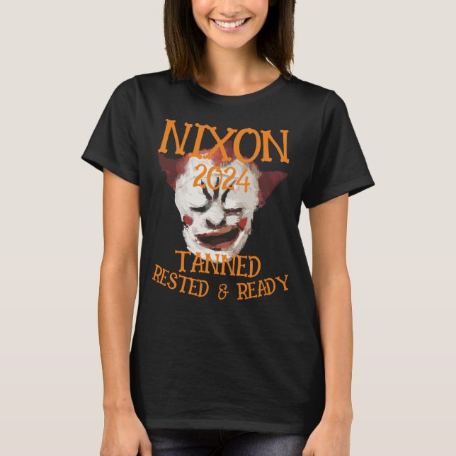 T-shirt Hâlé Reposé & Prêt NIXON 2024 Président (Devant)