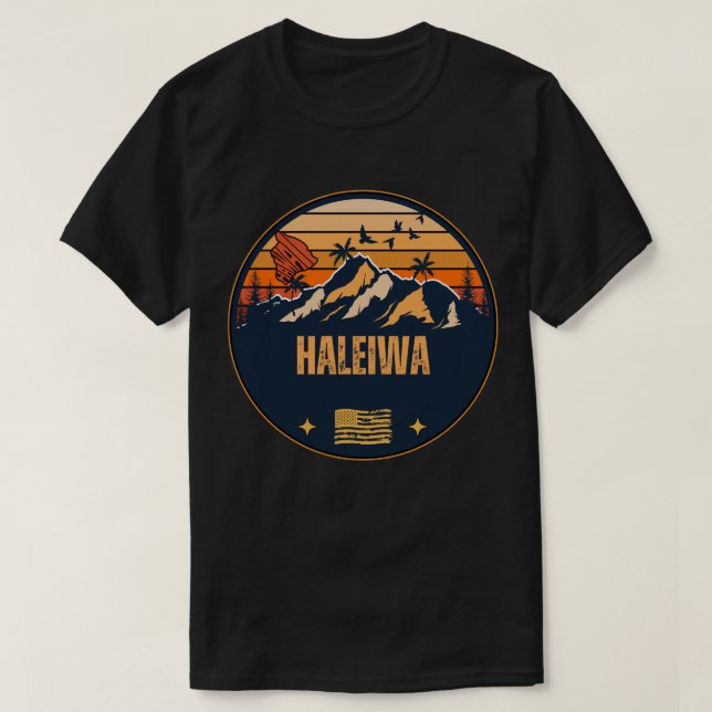 T-shirt Haleiwa, Hawaï (Design devant)