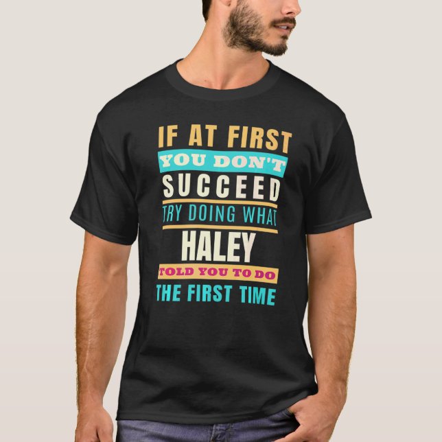 T-shirt Haley Personalized (Devant)