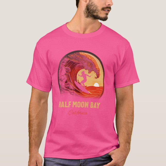 T-shirt Half Moon Bay Californie (Devant)
