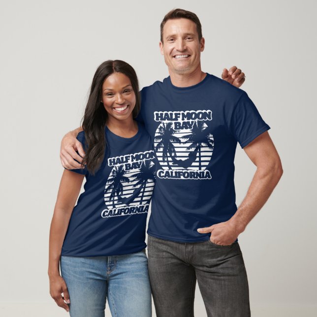 T-shirt Half Moon Bay Californie (Unisexe)