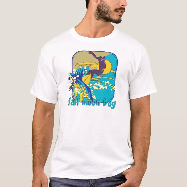 T-shirt Half Moon Bay Surf (Devant)