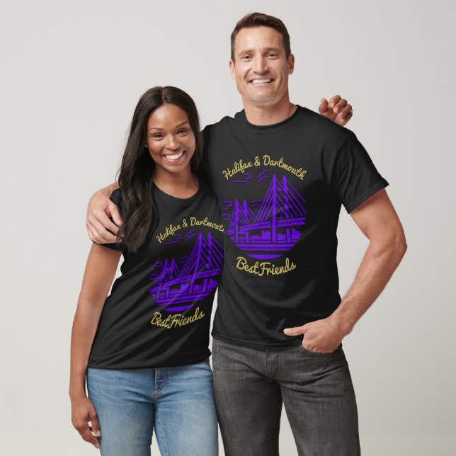 T-shirt Halifax et Dartmouth Bestfriends Nouvelle-Écosse T (Unisexe)