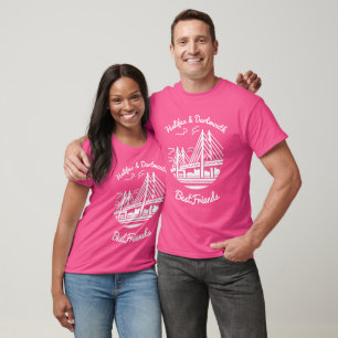 T-shirt Halifax et Dartmouth Bestfriends Nouvelle-Écosse T