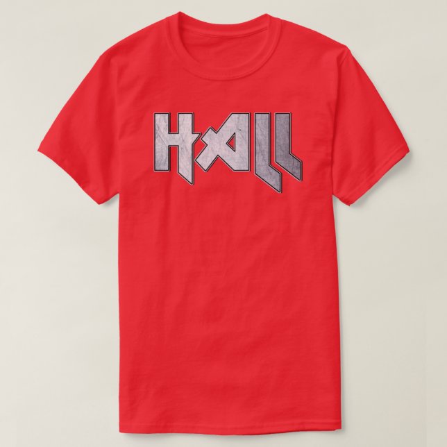 T-shirt Hall en métal lourd (Design devant)