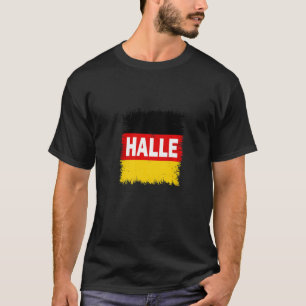 T-shirt Halle Allemagne avec drapeau allemand